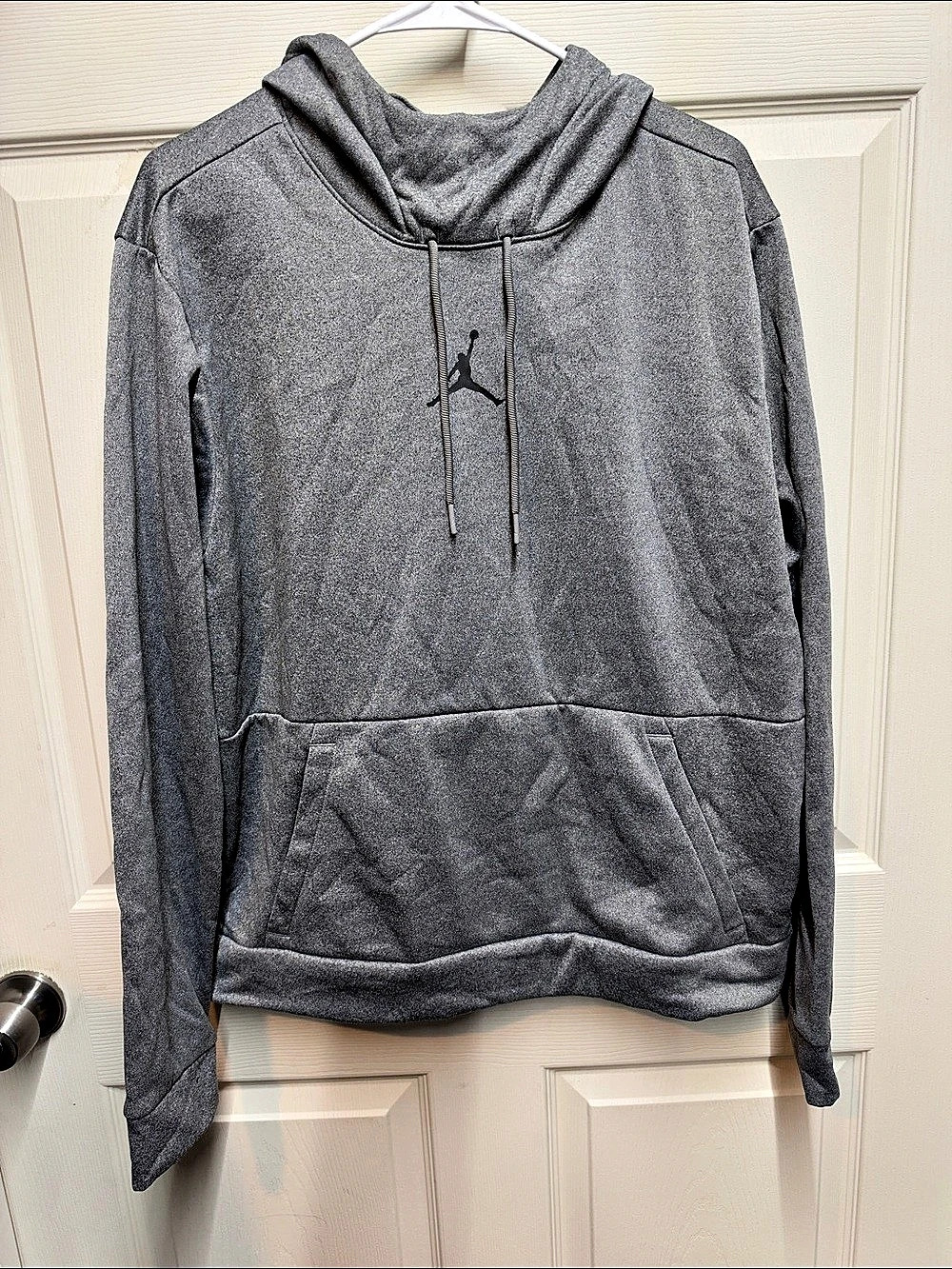 Jordan Jumpman Fleece Pullover Hoodie Gray